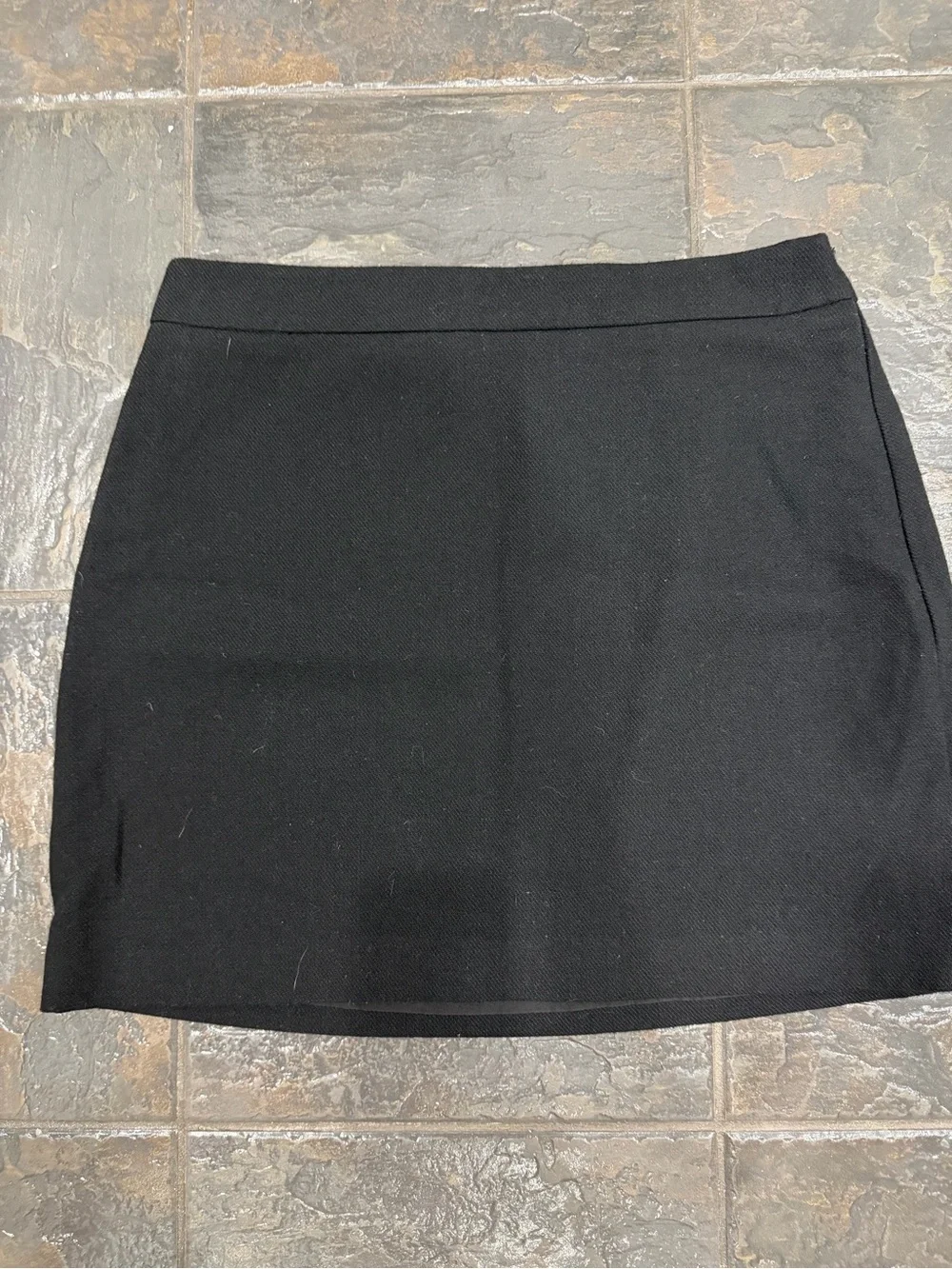 Nine West Black Mini Skirt Size Large Classic A Line Career Workwear Skirt